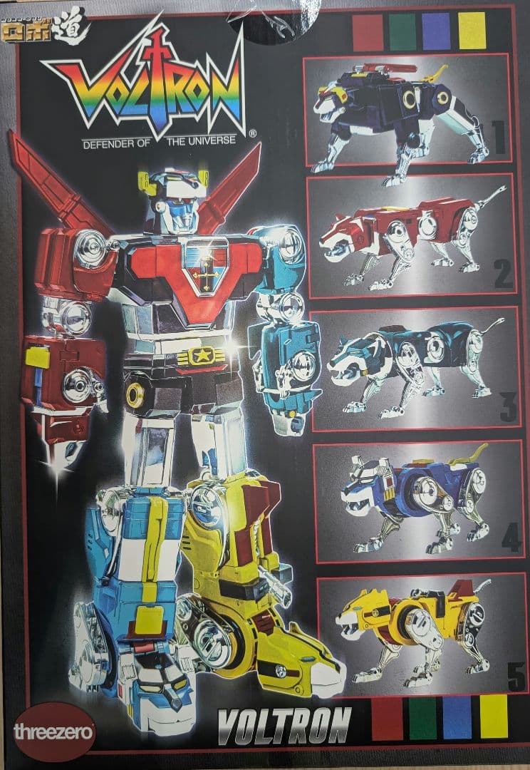 ロボ道。ボルトロン。