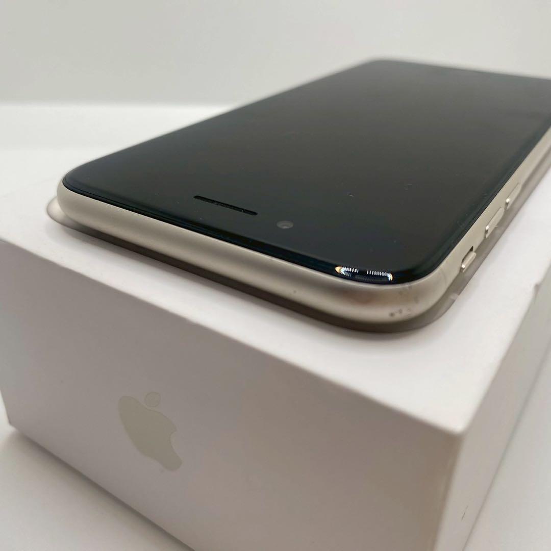 【格安美品】iPhone SE3 128GB simフリー本体 純正バッテリー