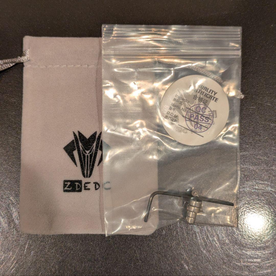 「正規品」ZD X5 音叉スライダー ストームチタン　フィジェットトイ　EDC