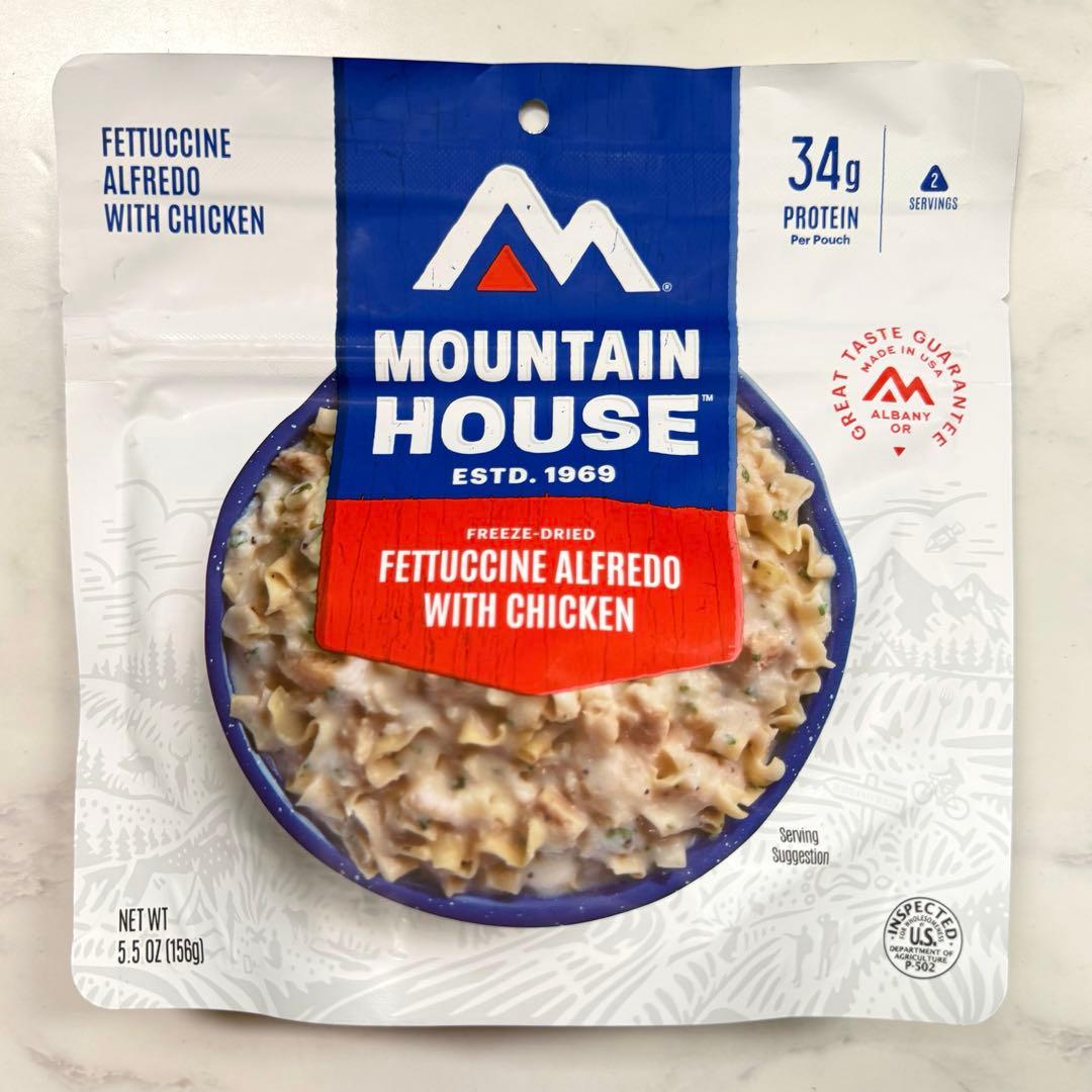 米軍偵察部隊用レーション　マウンテンハウス 2055年迄　保存食　フェットチーネ