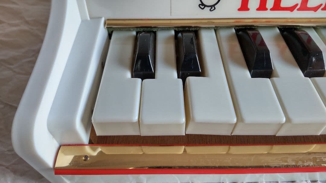 【未使用】HELLO KITTY キティ グランドピアノ 25KEY レトロ