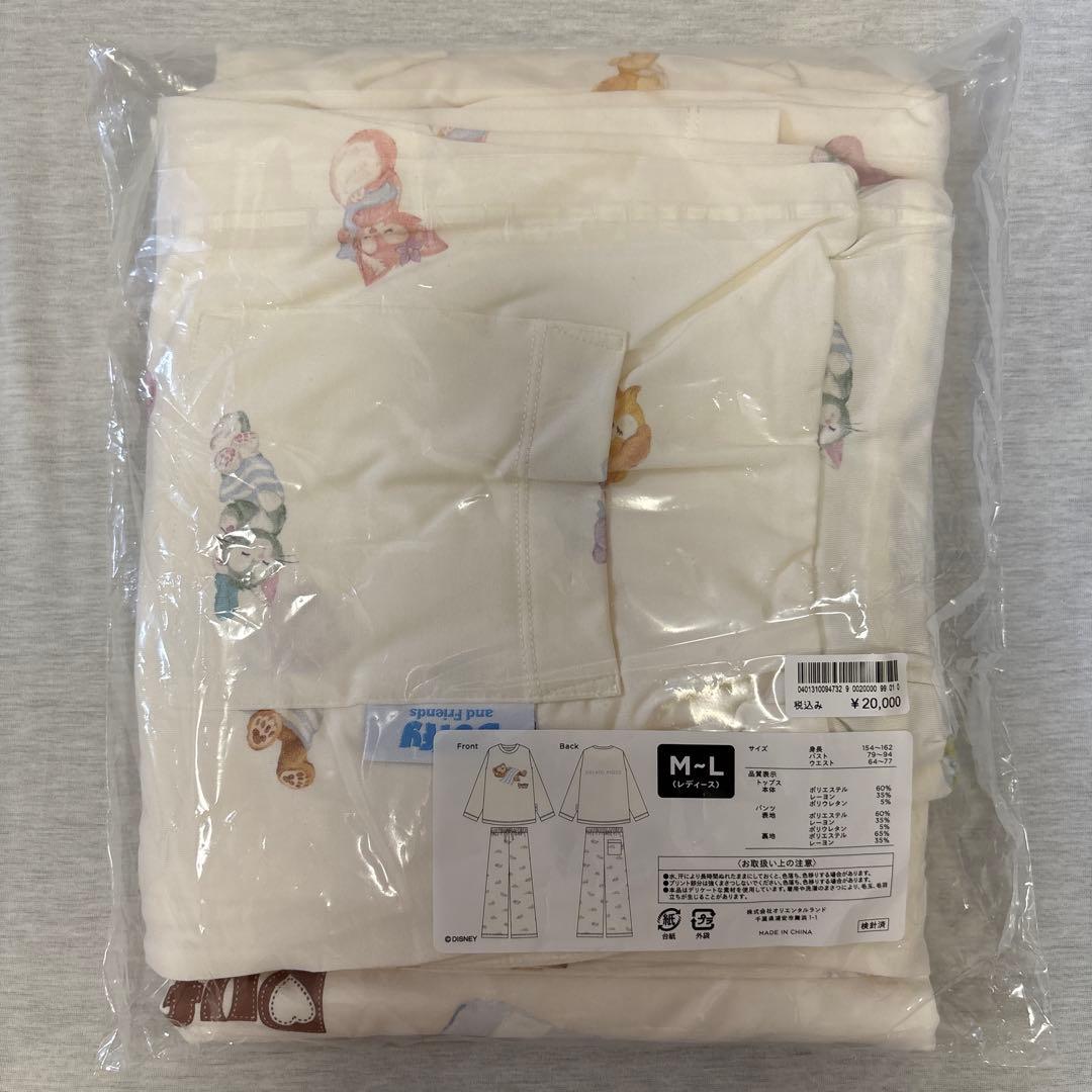 【本文必読】ダッフィー＆フレンズ20周年　ジェラートピケ　ルームウェア　長袖