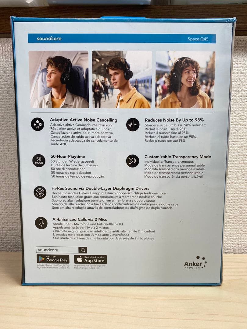 [新品]ANKER A3040 Soundcore Space Q45 ブラック