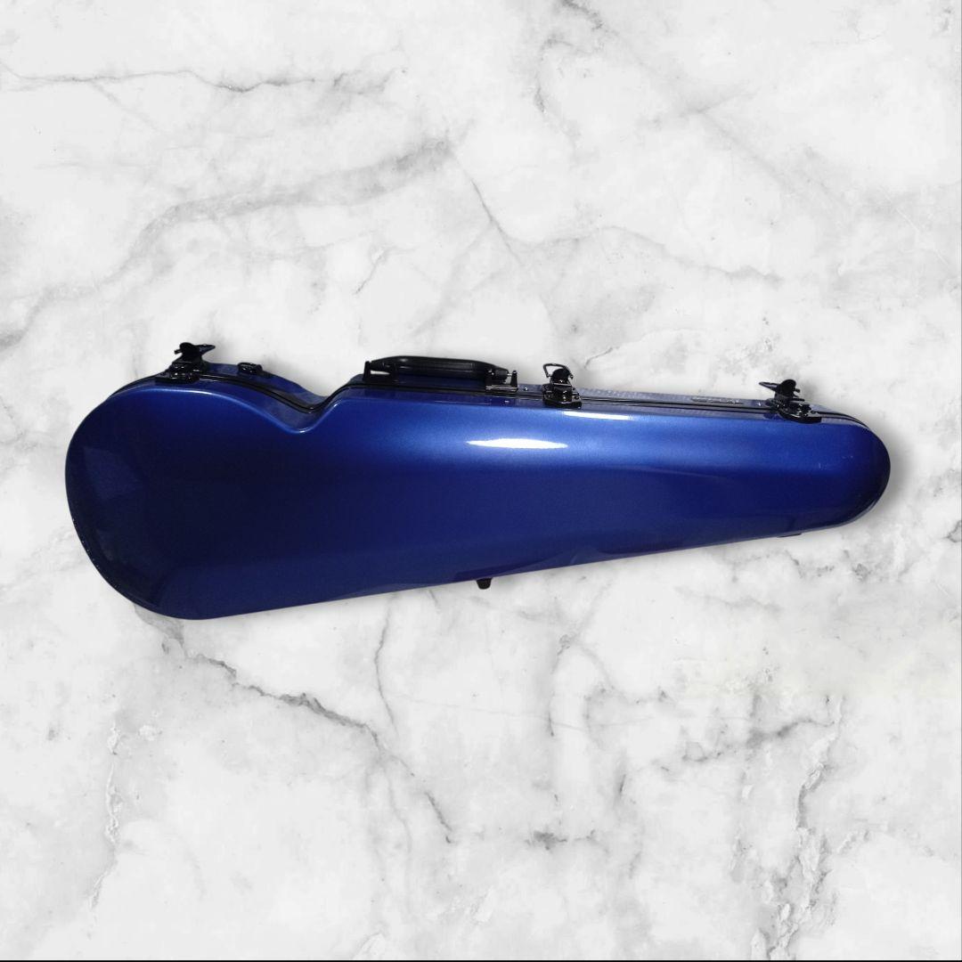 V alente バイオリンケース 　　　4/4サイズ ハードケース青色