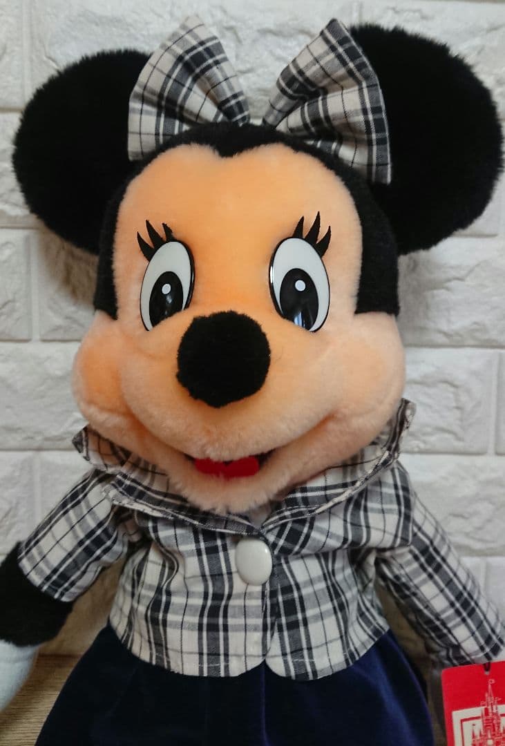 激レア ミッキー ミニー ぬいぐるみ レトロ 日本製 ディズニーランド 1982