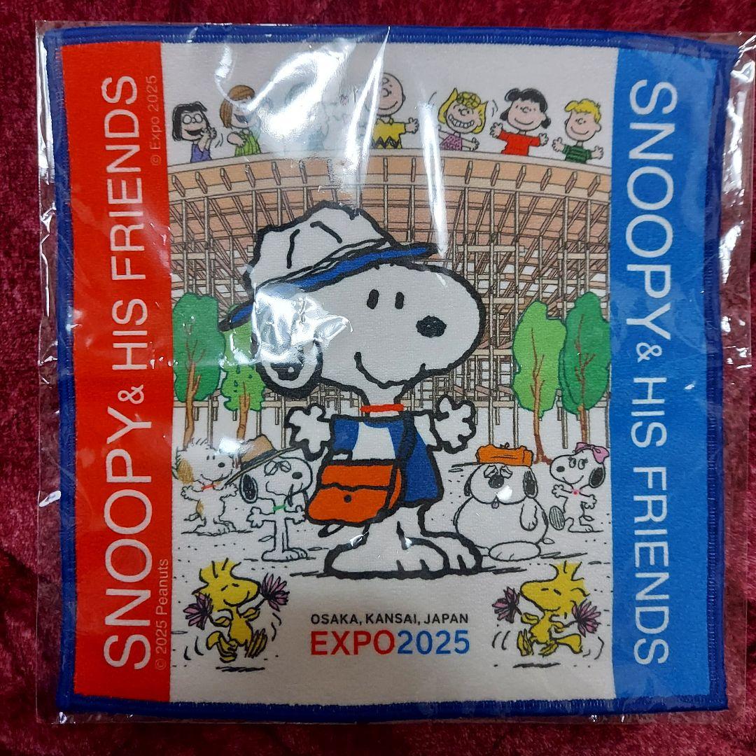 【未開封】万博会場内限定　スヌーピー　巾着&ハンカチ