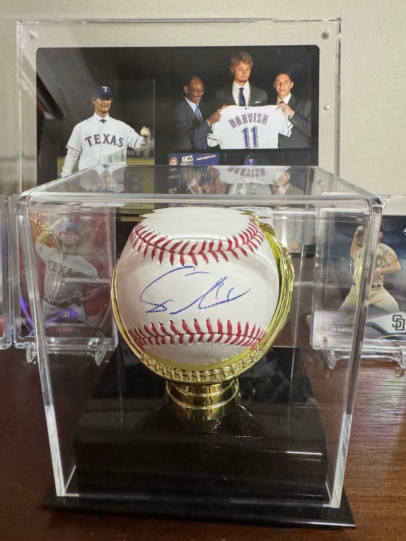 【MLB公式ホログラム付】ダルビッシュ有 直筆サインボール 2012年3月サイン