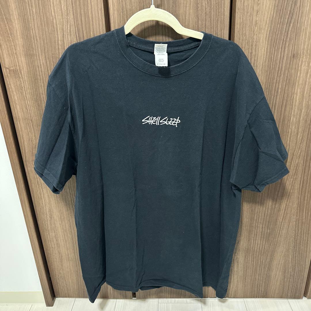 SHE’ll SLEEP 刺繍Tシャツ 黒 XL