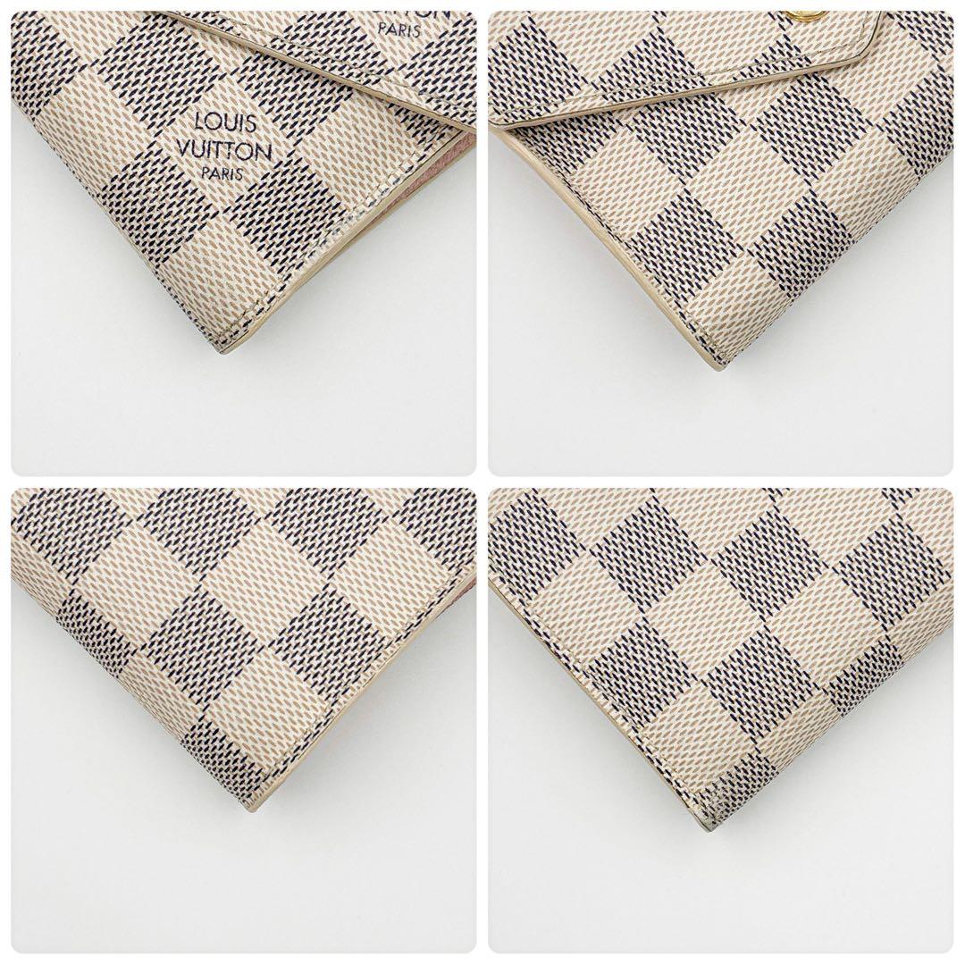 ᧔♡᧓ Rr ᧔♡᧓様　ルイヴィトン ダミエ アズール ヴィクトリーヌ