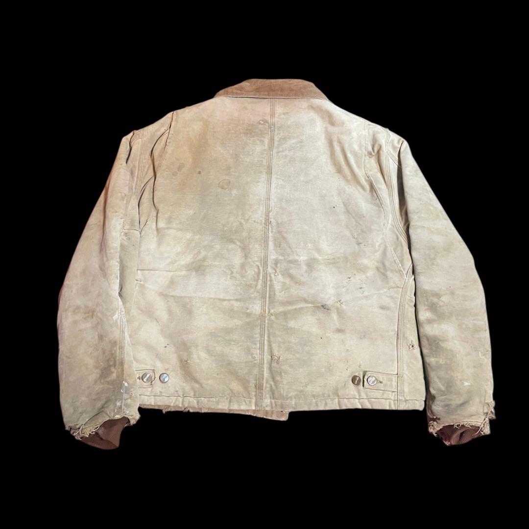 80s Carhartt USA製 トラディショナルジャケット 短丈 襤褸
