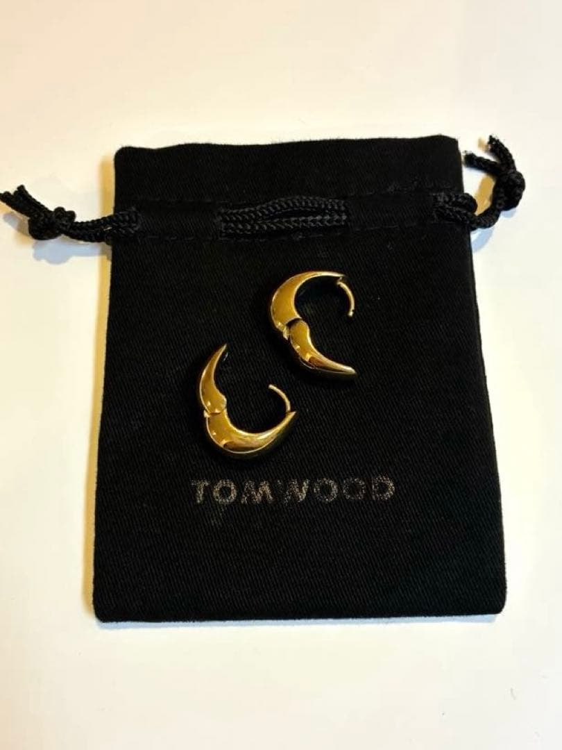 TOMWOOD トムウッドピアス Ice Hoop Small Gold