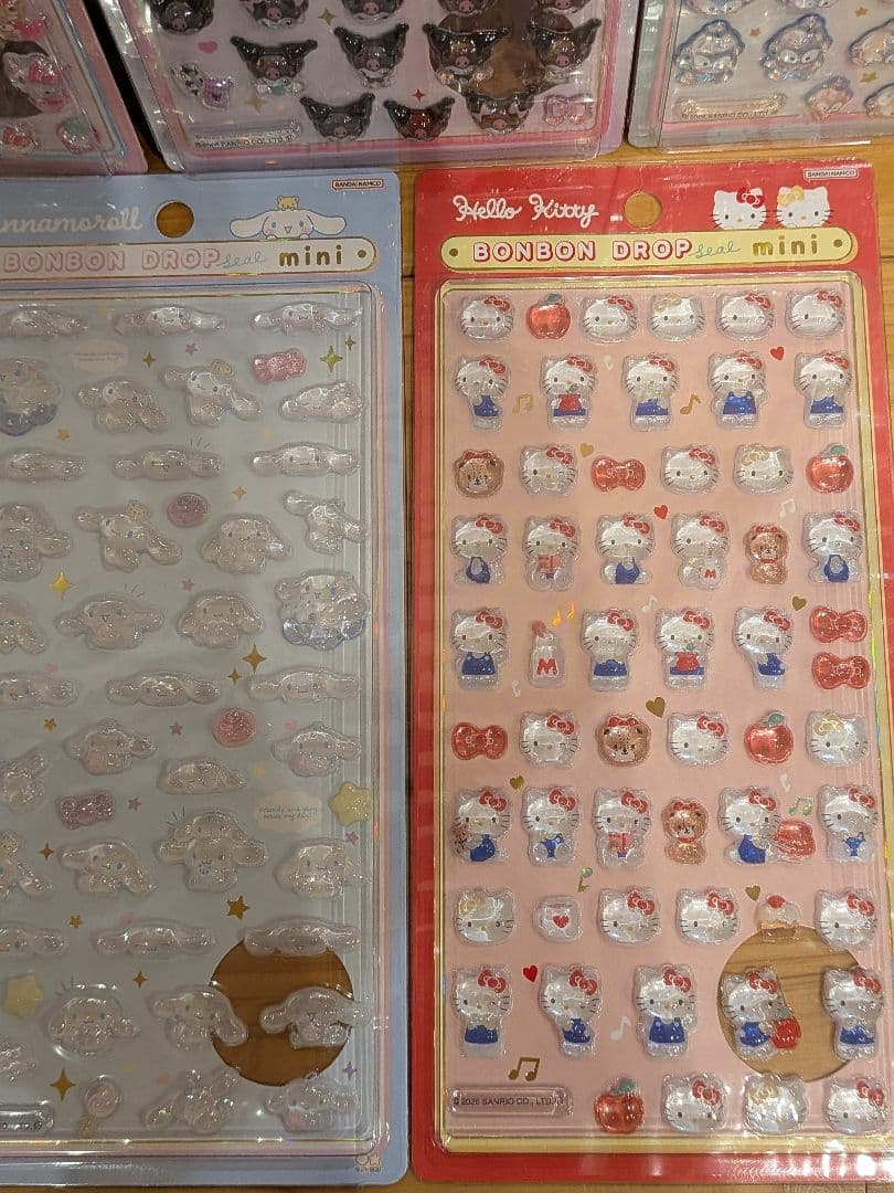 【正規品】ボンボンドロップシール　サンリオ mini　　　7点セット