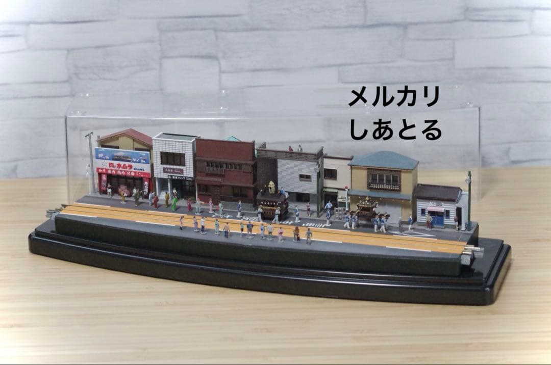 江ノ電 腰越のお祭り 鉄道ジオラマ展示台 Nゲージ Bトレ 鉄コレ 鉄道模型