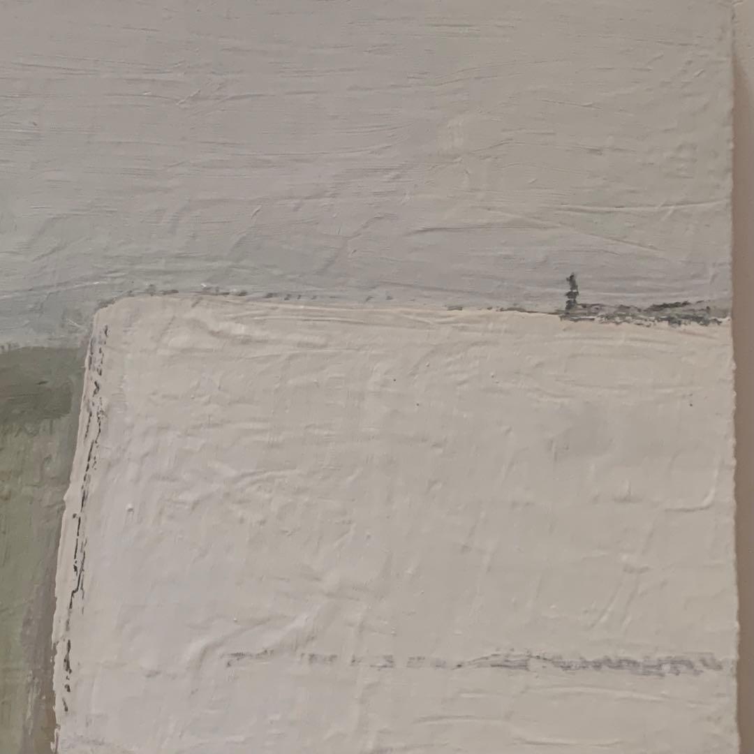 「灯台2」 油彩 油絵 木製パネルに油彩 現代美術 oil on board 絵