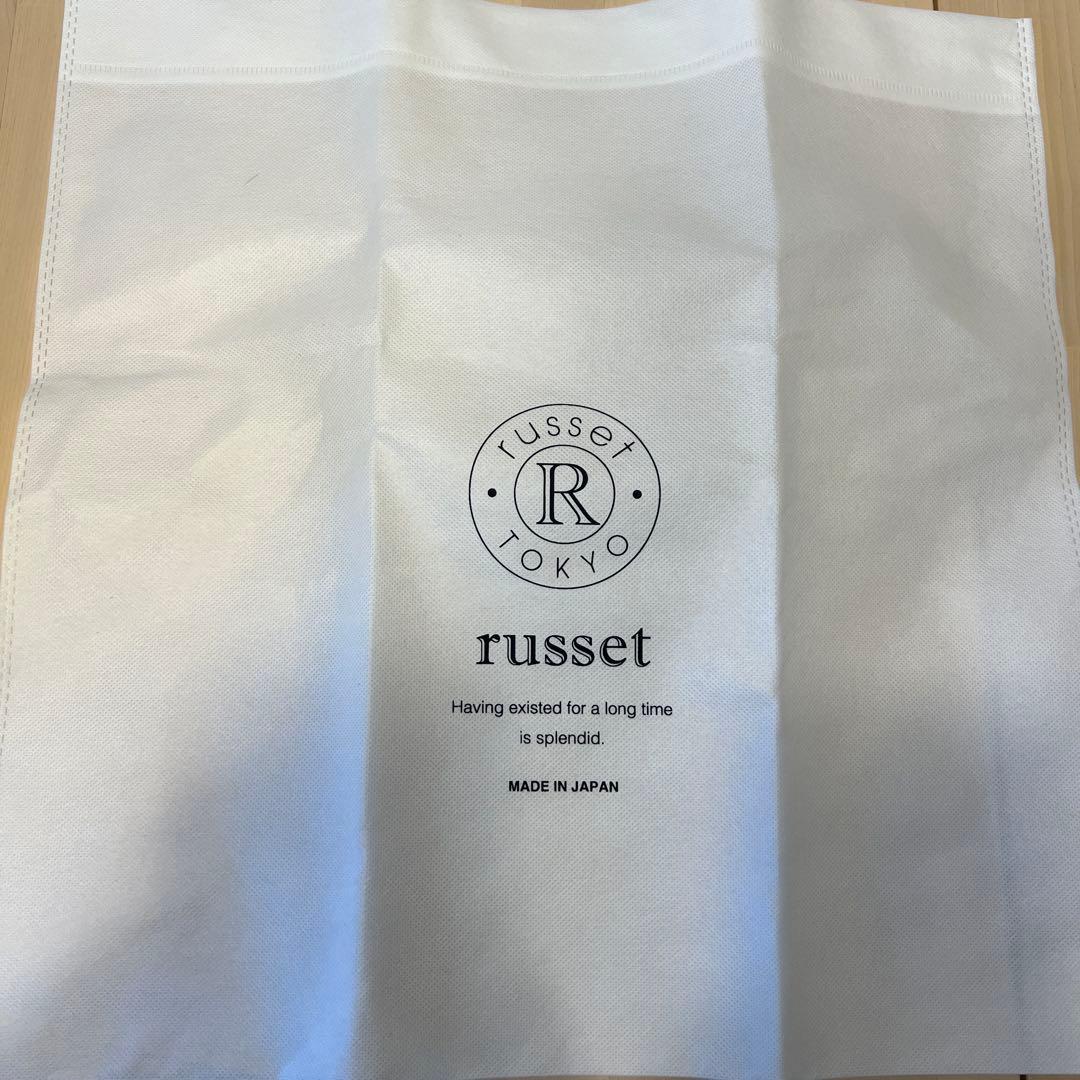 russet レザー巾着4wayショルダーバッグ