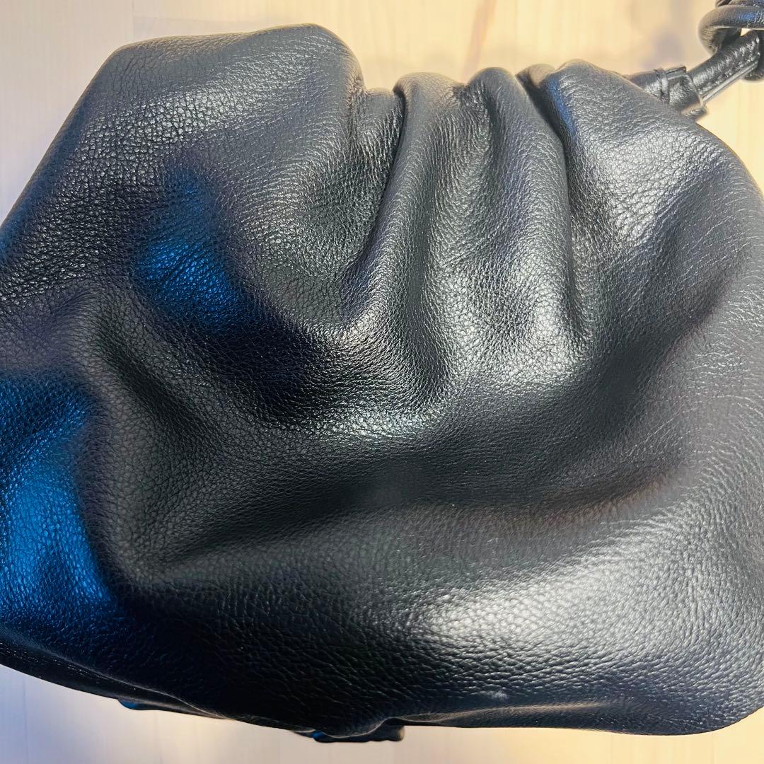 russet レザー巾着4wayショルダーバッグ