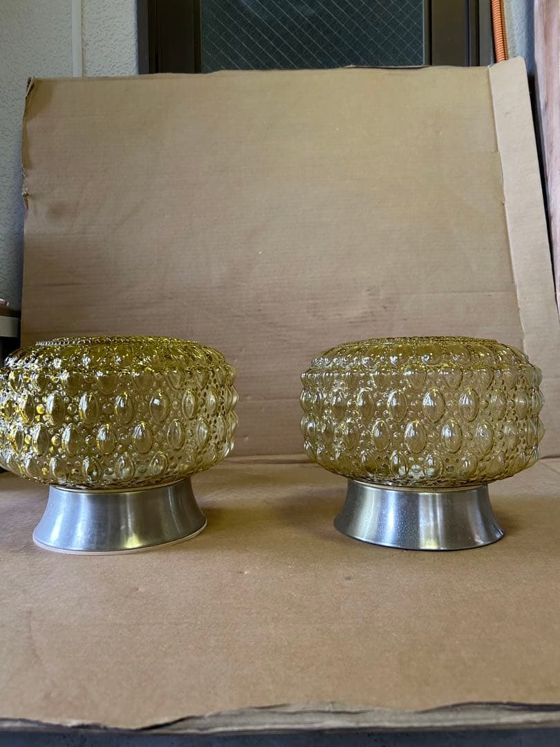 昭和レトロ　アンティーク　ブラケット照明　２基セット　純喫茶　中古品