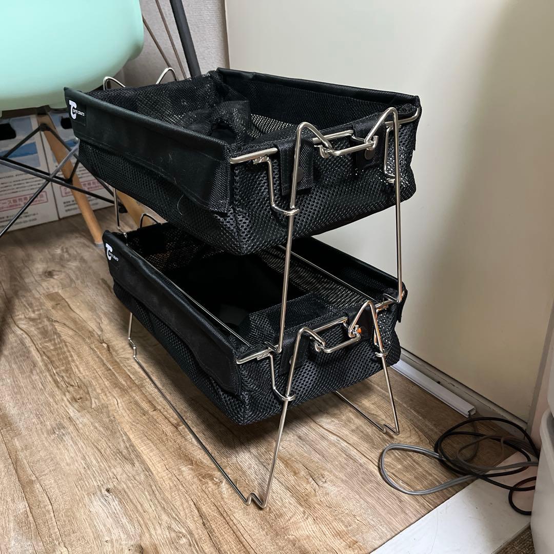 TOKYO CRAFTS メッシュ収納バスケット ブラック