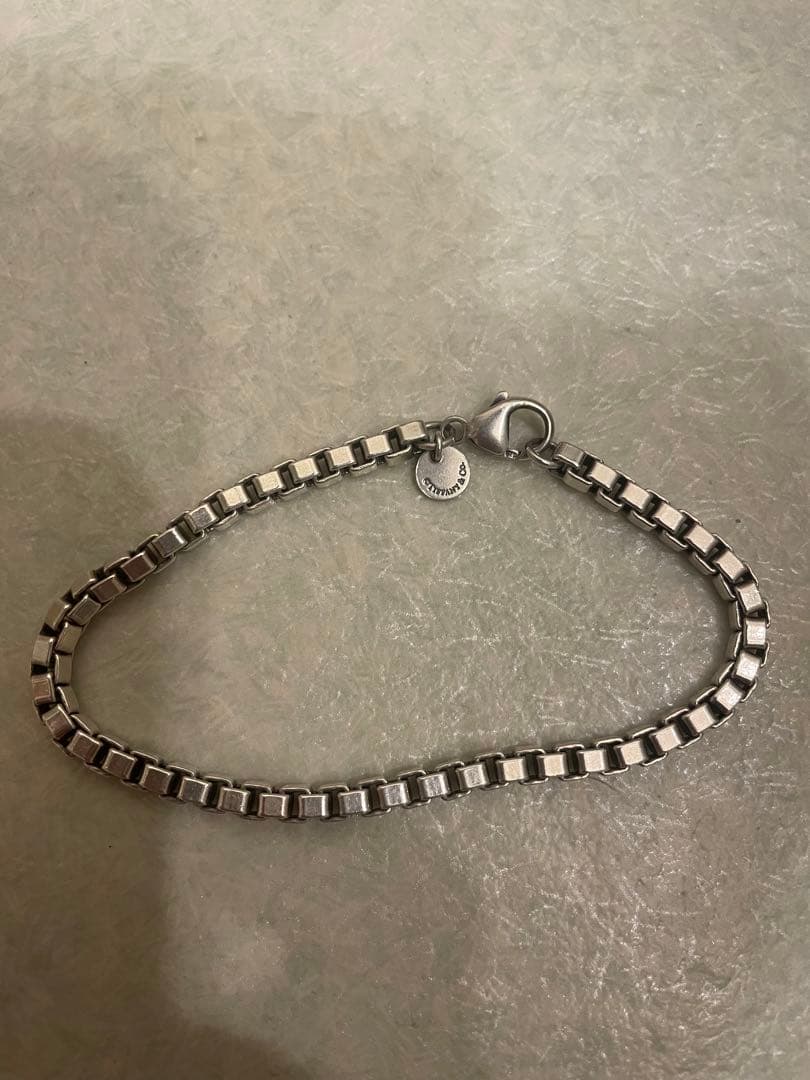 Tiffanyチェーンブレスレット 約20cm