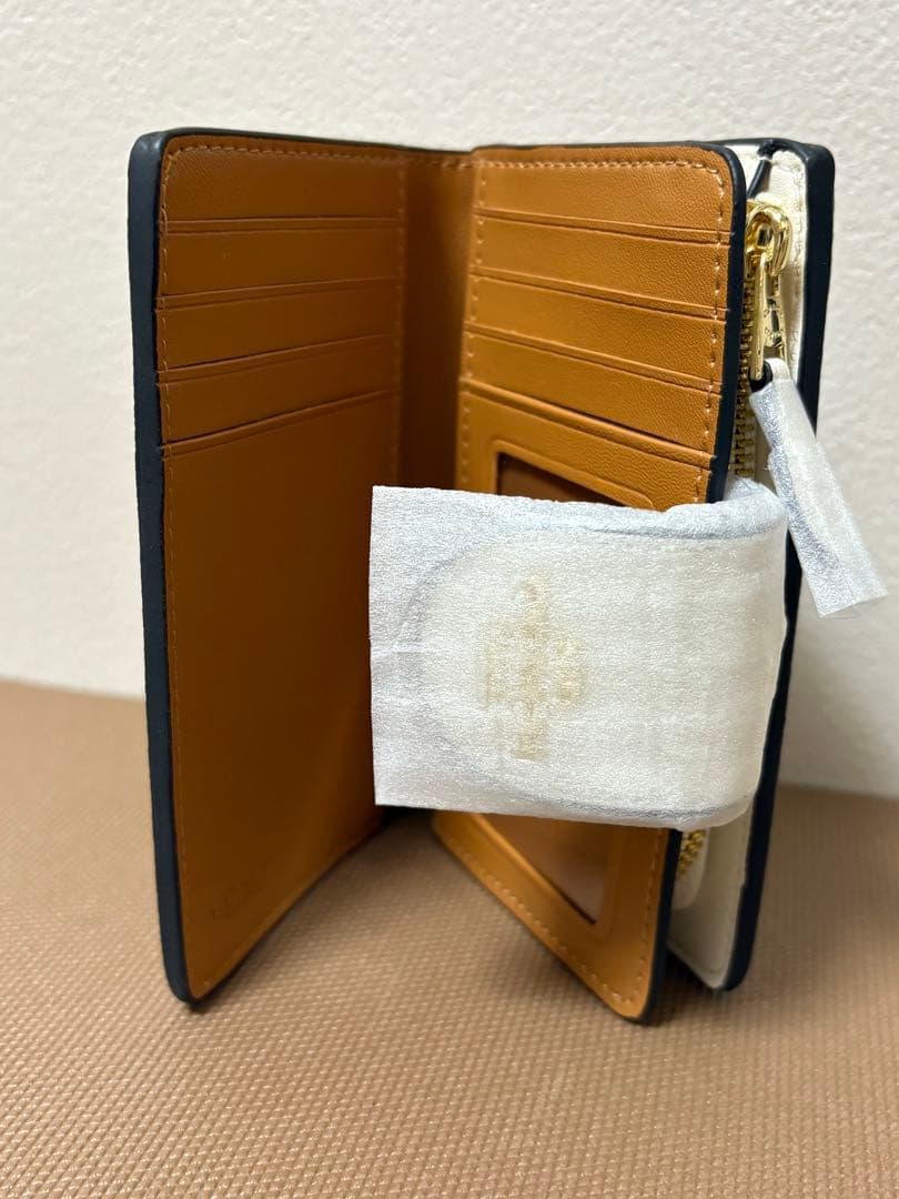 【新品】コーチ 2つ折り財布 ホワイト 白 COACH C4116 IMCAH