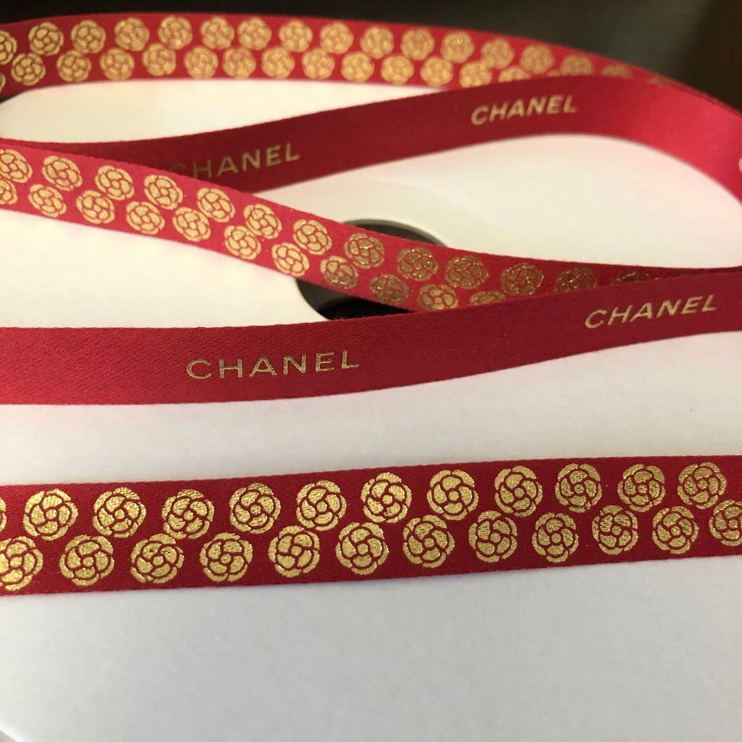 シャネル　ラッピングリボン1ロール50メートル　2020ニューイヤー限定