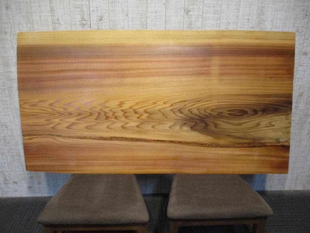 H-0029■　杉　スギ　テーブル　ローテーブル　ダイニング　座卓　一枚板　天板