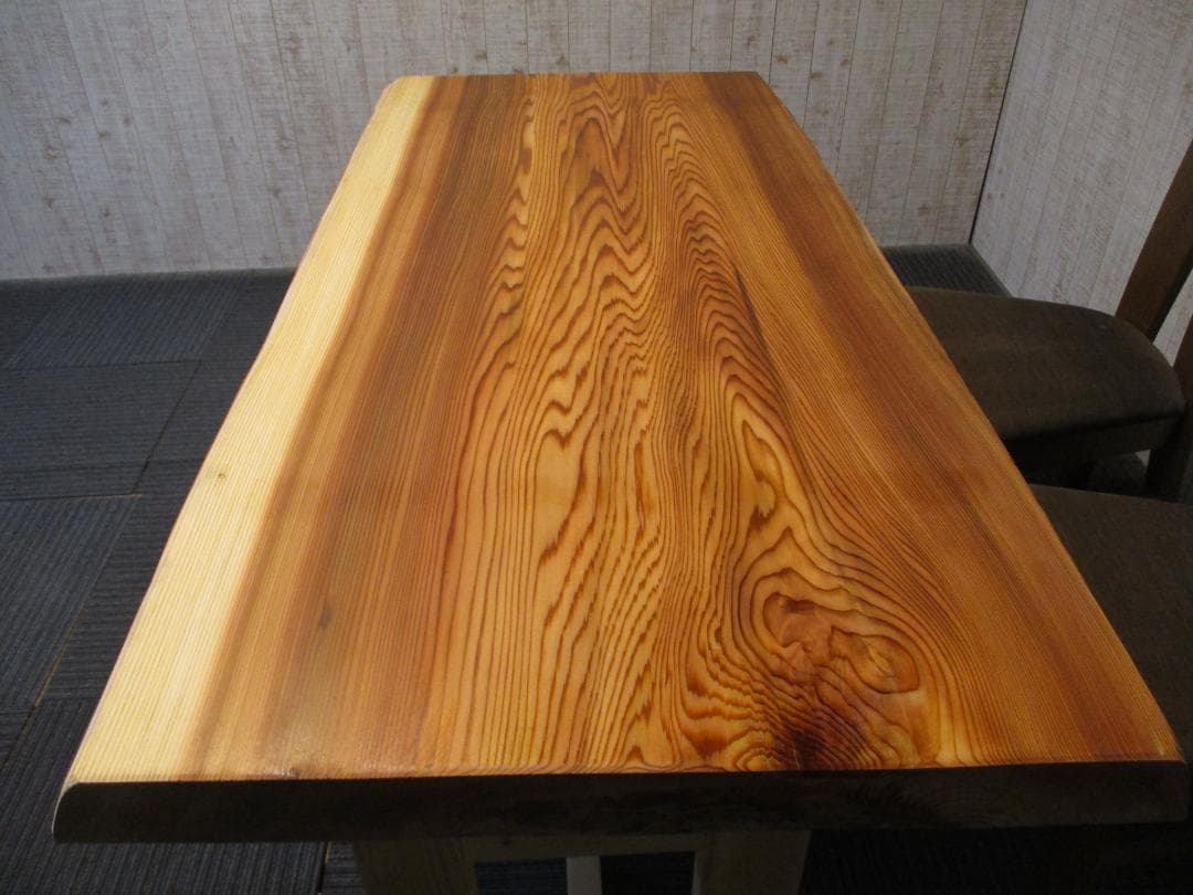 H-0029■　杉　スギ　テーブル　ローテーブル　ダイニング　座卓　一枚板　天板
