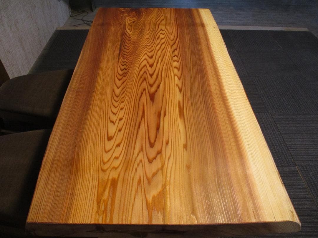 H-0029■　杉　スギ　テーブル　ローテーブル　ダイニング　座卓　一枚板　天板