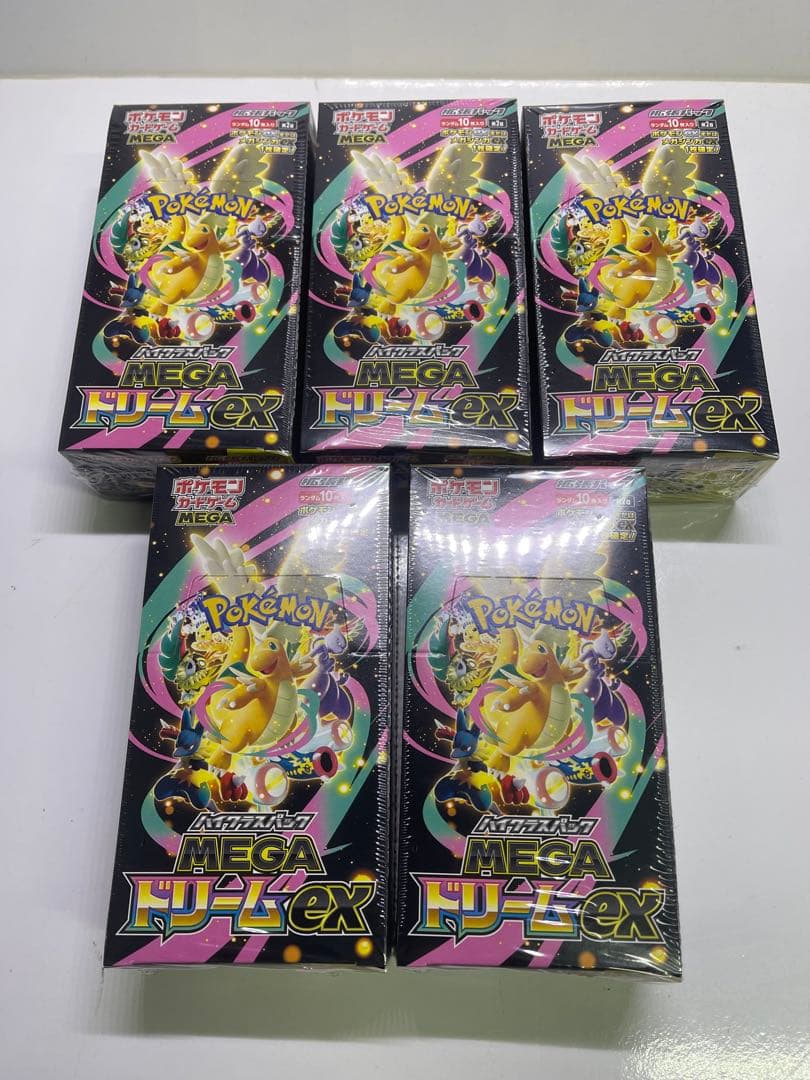 MEGAドリームex　5BOX　シュリンク付き