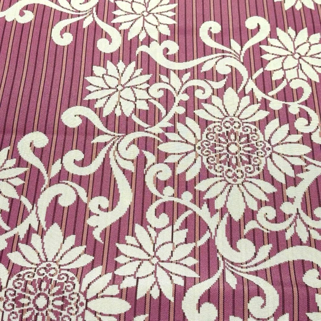 【専用】博多織 八寸名古屋帯 正絹 ピンク 極上の織 so262