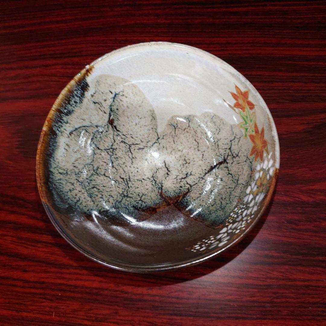 抹茶茶碗　宮川香せつ造　雲錦御所車