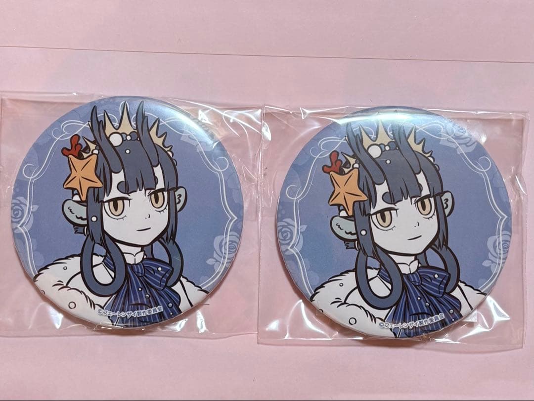 フェ〜レンザイ　くじメイト　ビッグ缶バッジ　リュウメ　3個