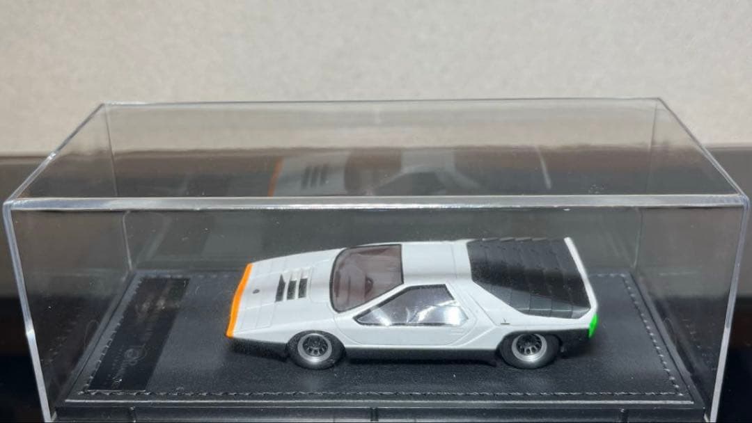 訳あり）ミニカー 1/43 トップマルケス アルファロメオ カラボ 白