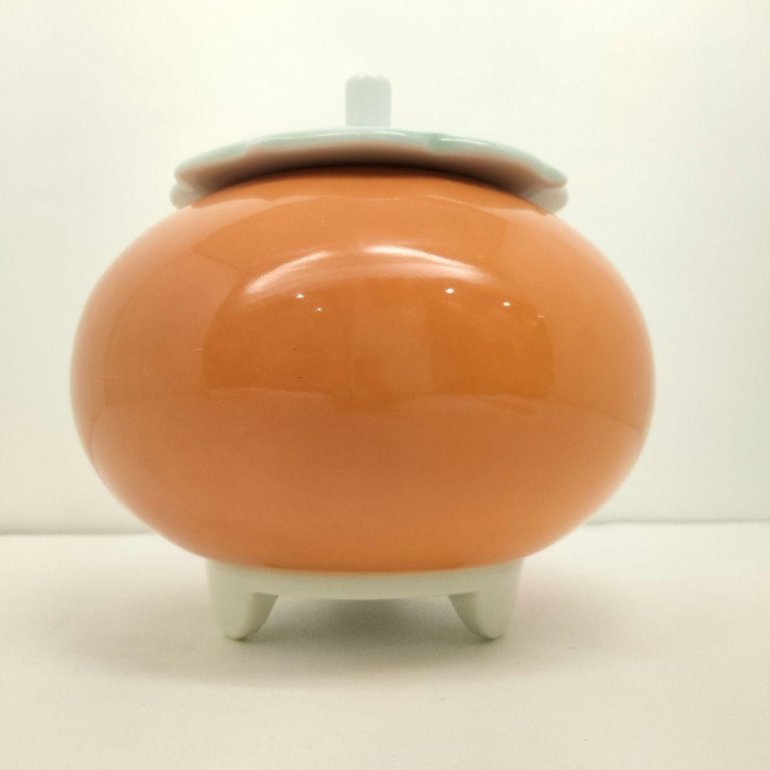 ues-4 人間国宝 井上萬二 最上位作 彩釉柿香炉　BB