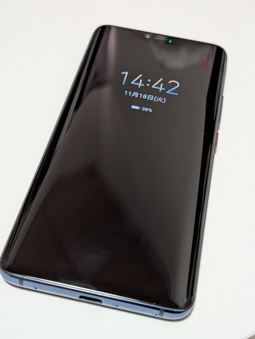 HUAWEI Mate20pro スマートフォン 本体 ブルー
