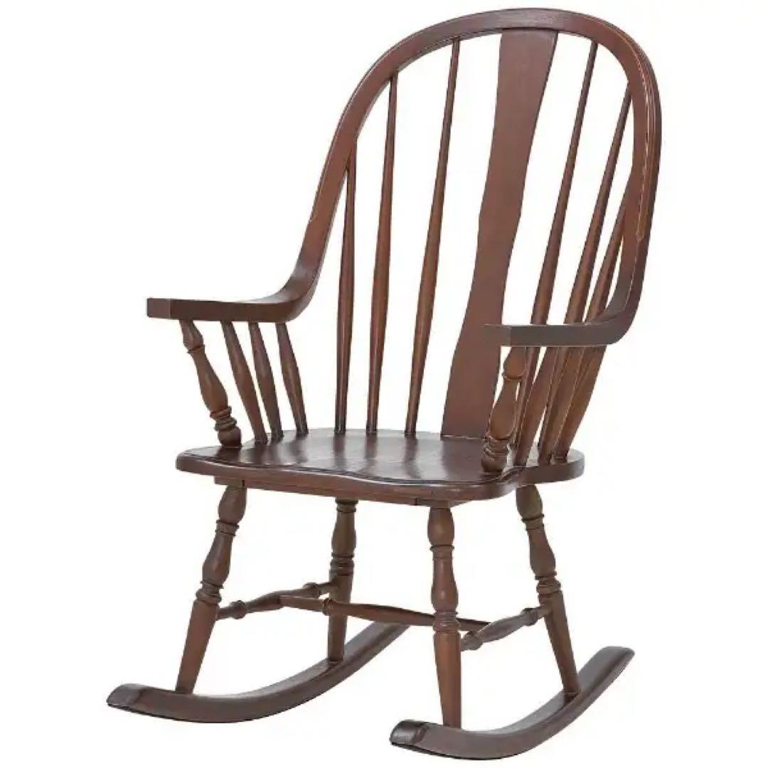ロッキングチェア　レトロ　おしゃれ　かわいい　アンティーク風
