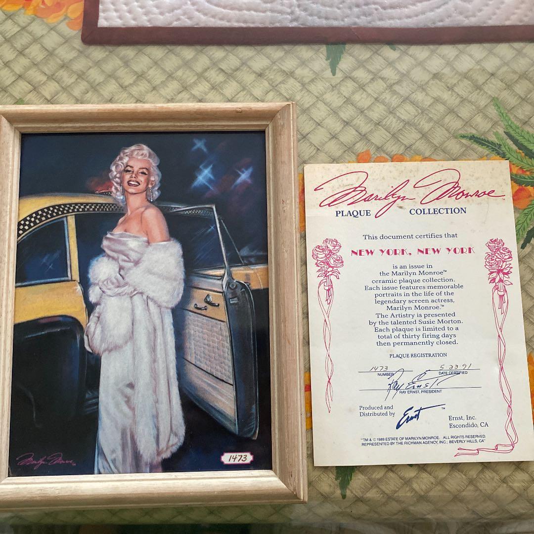 マリリン　モンロー陶磁器　プラーク『飾り額』コレクション