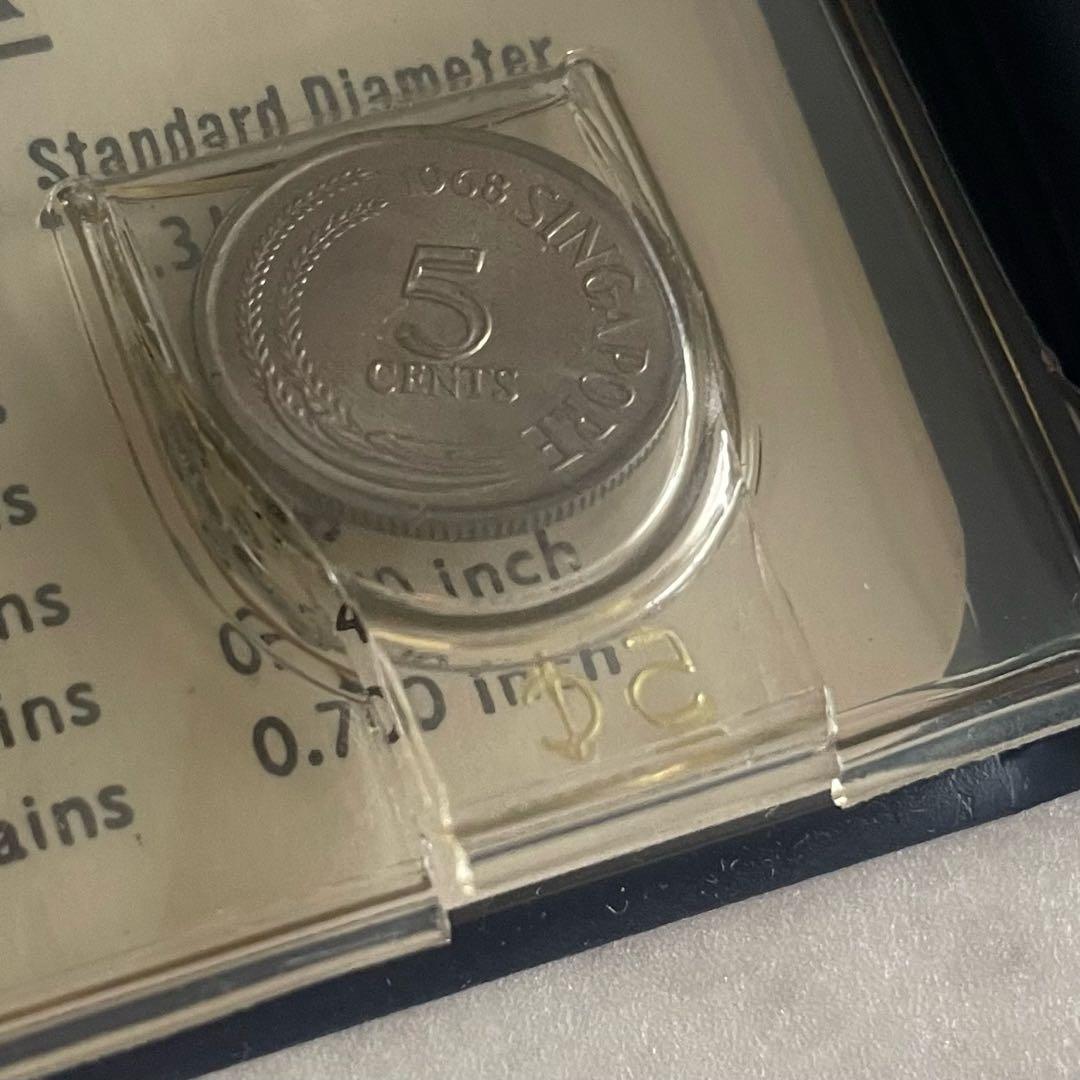 【コレクター必見！】極稀少★シンガポール旧貨幣 1968年 ミントセット