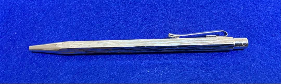 カランダッシュ　ベネシアン　ボールペン　銀張