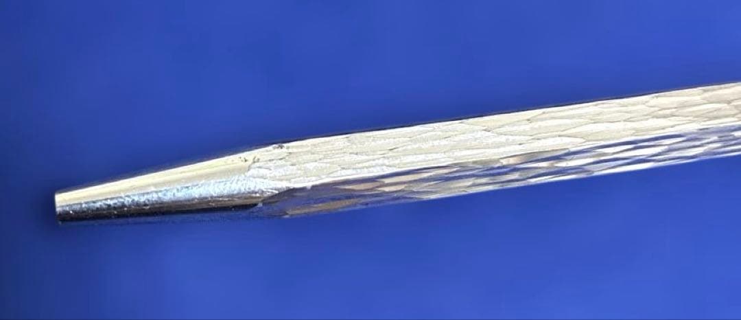 カランダッシュ　ベネシアン　ボールペン　銀張