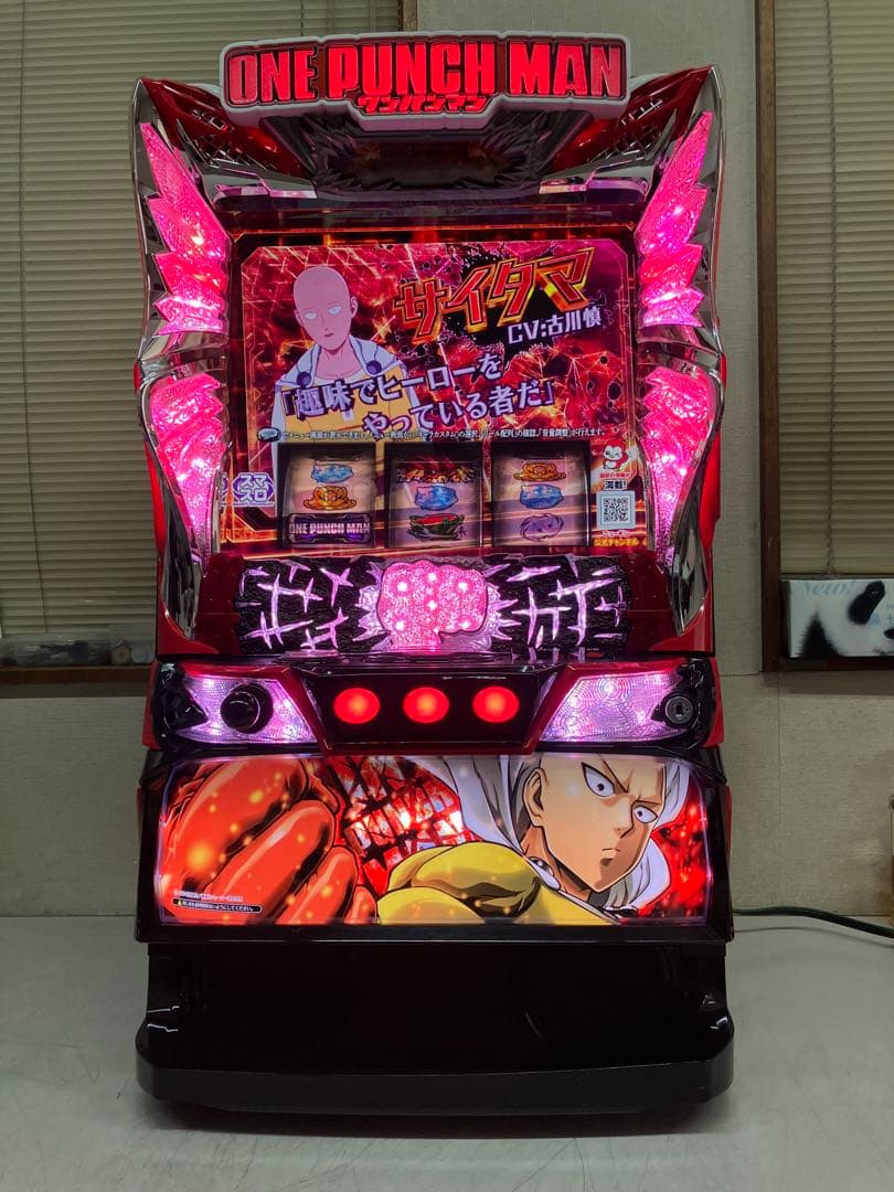 パチスロ実機　LワンパンマンEY　スマスロユニット付き