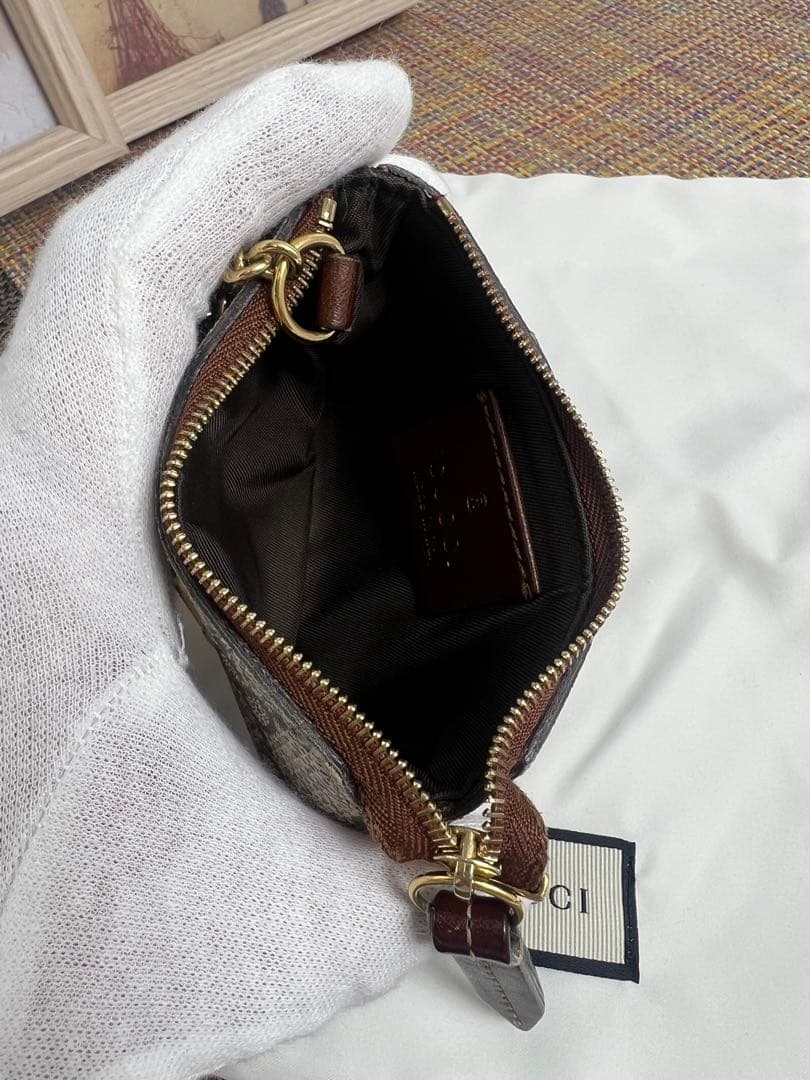 ✨極美品✨GUCCI グッチ　GGスプリーム　オフィディア 小銭入れ キーリング