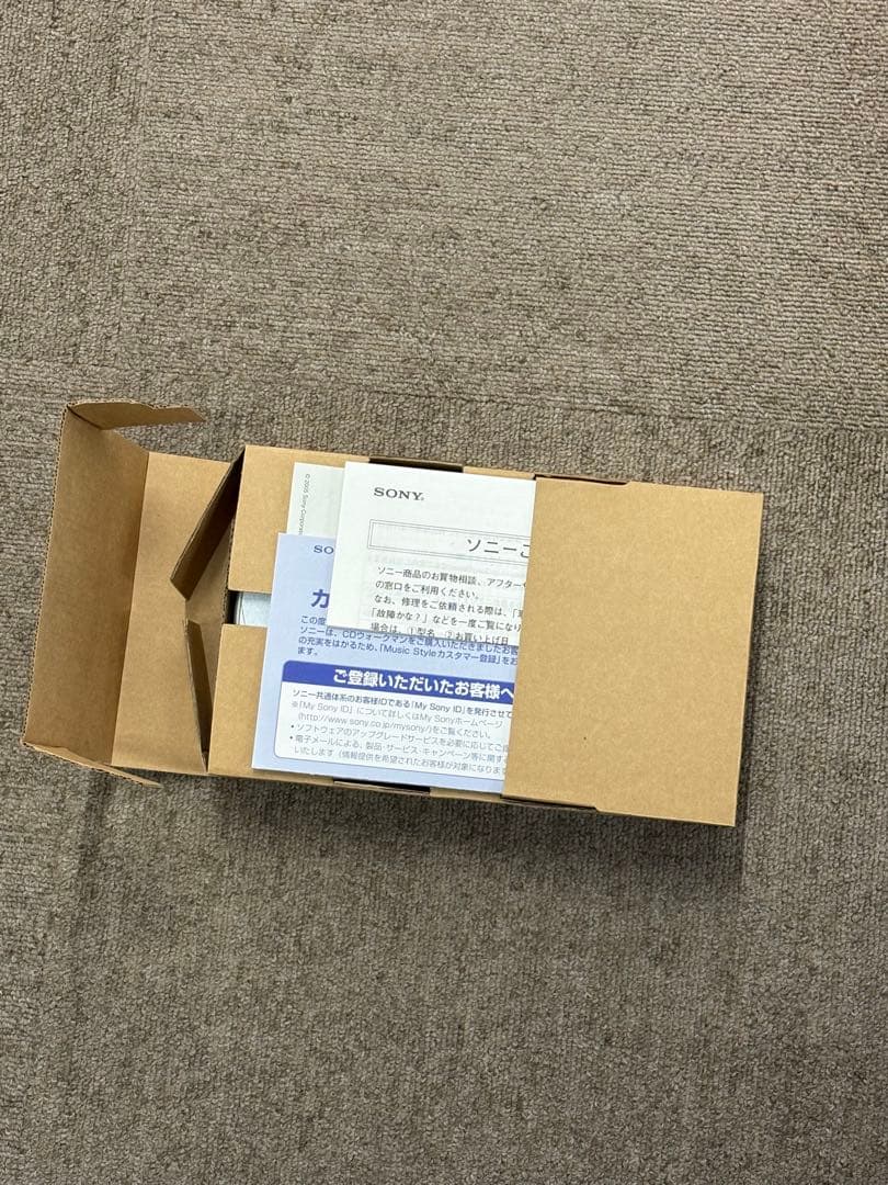 【ほぼ新品】SONY ソニー CD D-NE730 MP3 再生 動作品 純正品