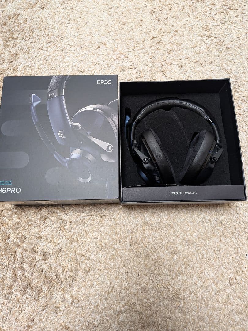 美品　EPOS H6PRO ブラック（密閉型）