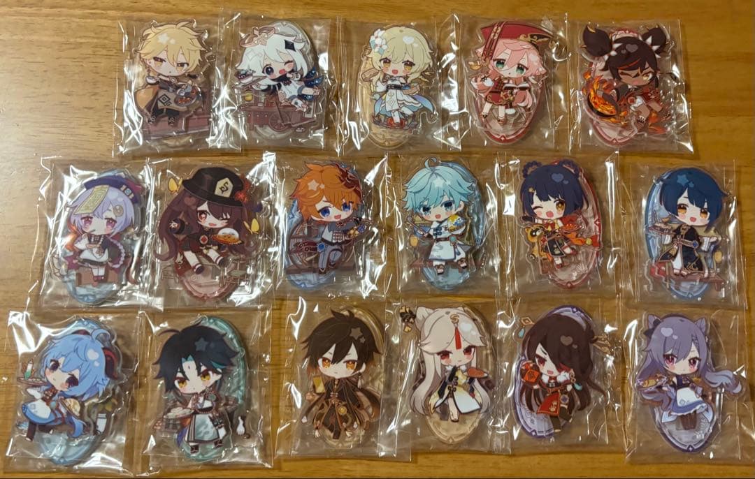 原神 スイパラ アクリルスタンド 璃月 コンプリートセット