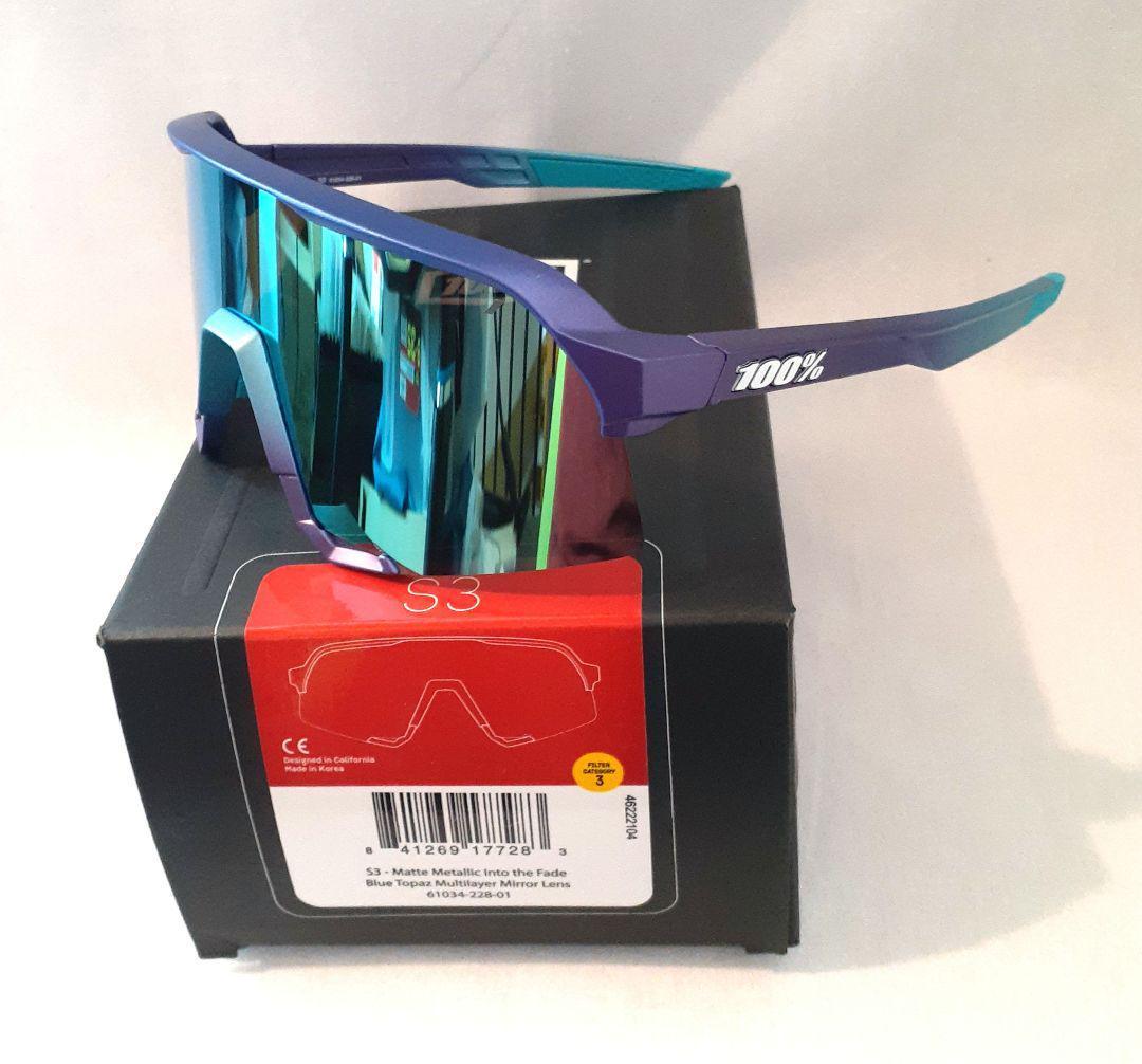 売約済み 100% S3 ブルートパーズ ワンハンドレッド サングラス