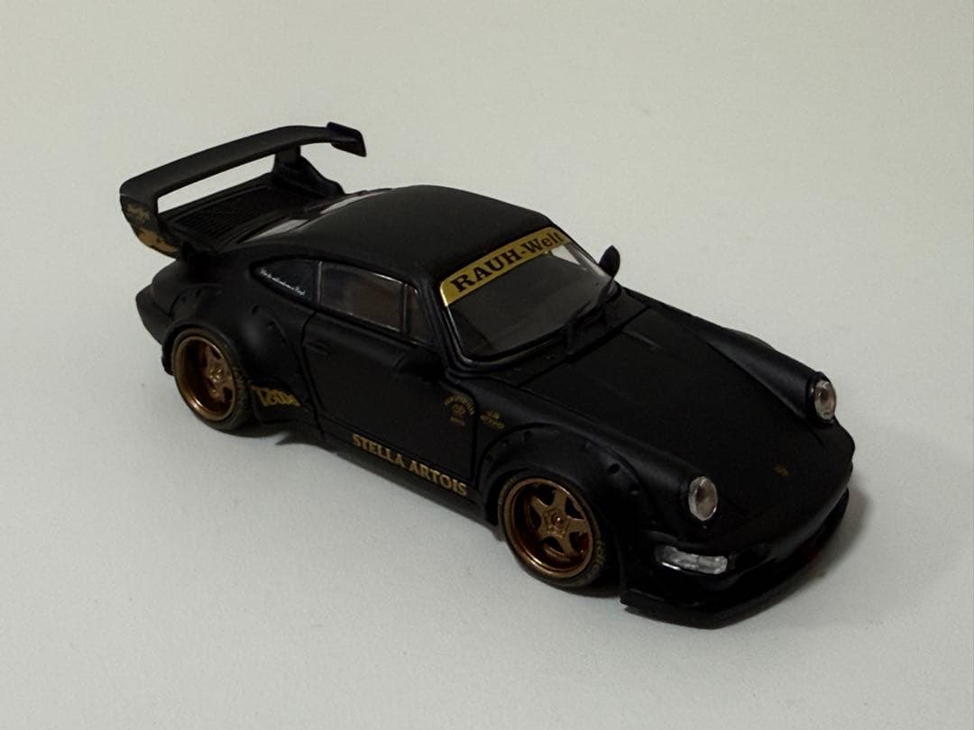 1/64 ミニカー4台セット　頭文字D 湾岸ミッドナイト　RWBポルシェ　R35