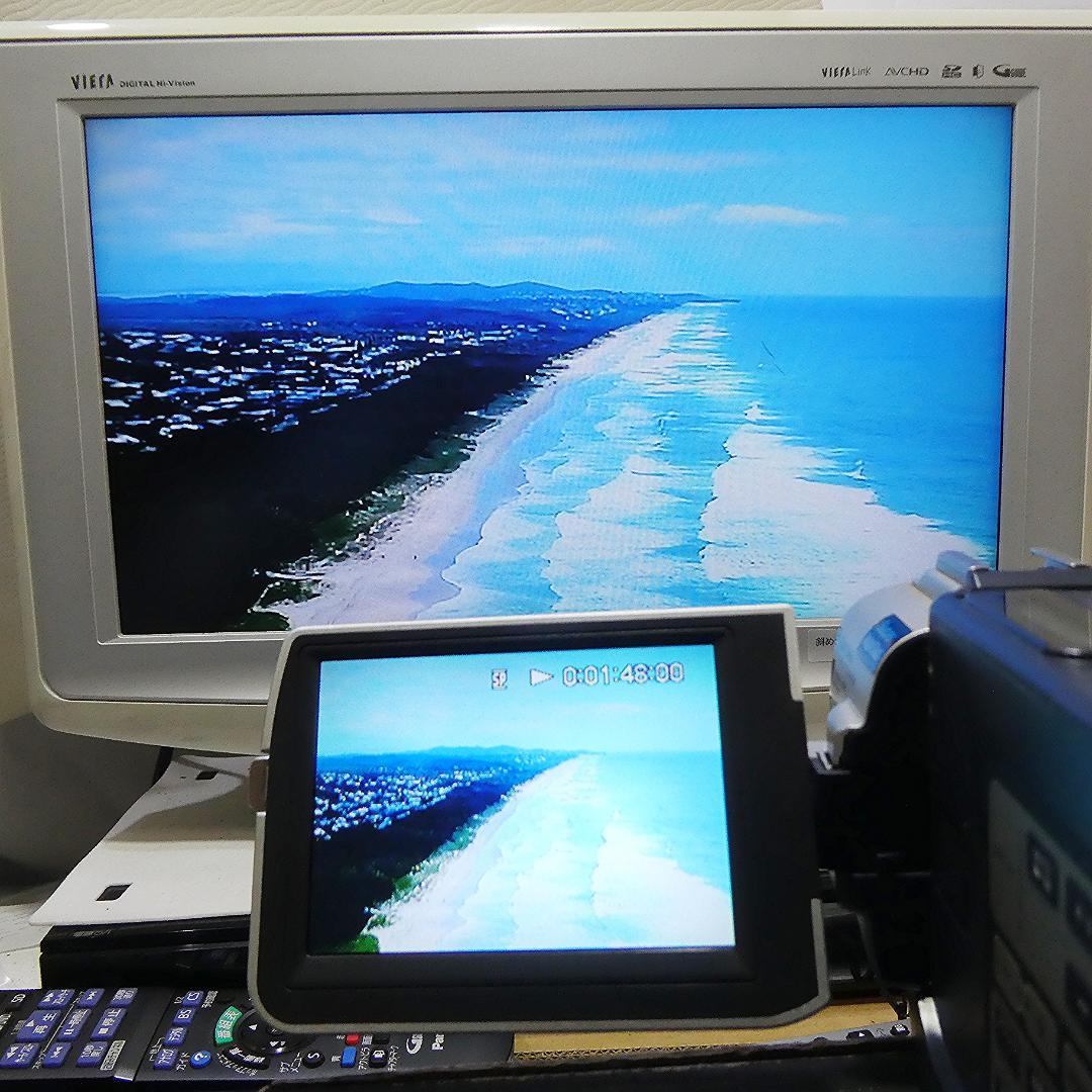 動作品ソニー DCR-TRV17 Mini DVビデオカメラDVDダビングに最適