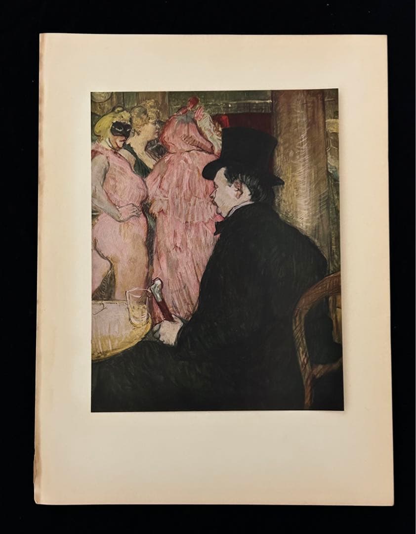 ロートレックリトグラフ5枚まとめ売り 紙もの印刷物海外ジャンクジャーナル