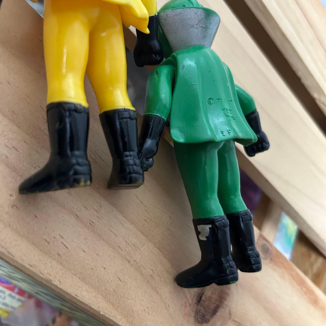 秘密戦隊ゴレンジャー　ソフビ　ポピー　5体セット　当時物　年代物